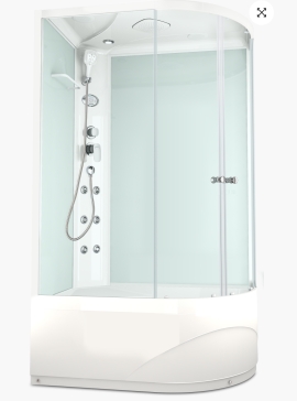 Душевая кабина DS-Light high 128 (L) AКРИЛ